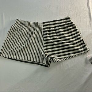 ASOS Design Striped Grey and White Women Terrycloth Shorts